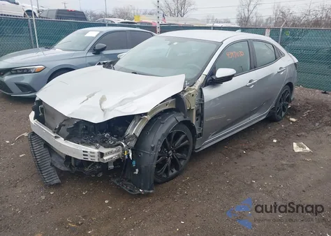 2018 Honda Civic Sport из США, поврежденный, VIN SHHFK7H46JU205599